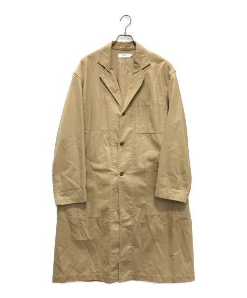 Graphpaper（グラフペーパー）Graphpaper (グラフペーパー) Military Cloth Shop Coat ベージュ サイズ:2の古着・服飾アイテム