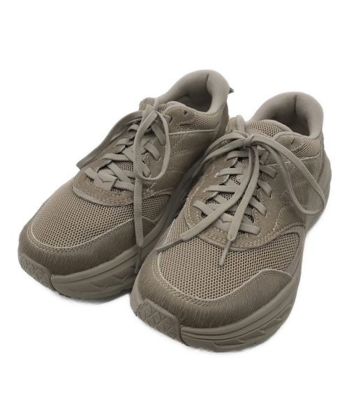 HOKAONEONE（ホカオネオネ）HOKAONEONE (ホカオネオネ) Engineered Garments (エンジニアド ガーメンツ) BONDI L Simply Taupe Cow Hair ベージュ サイズ:25cmの古着・服飾アイテム