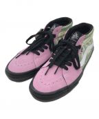 VANS×SUPREMEバンズ×シュプリーム）の古着「Dollar Skate Grosso Mid」｜グリーン×ピンク