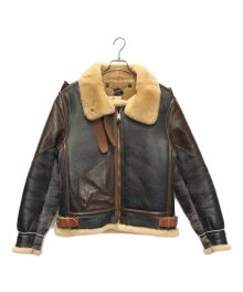 TOYS MCCOY（トイズマッコイ）の古着「SHEEPSKIN JACKET "TYPE B-3"」｜ブラウン