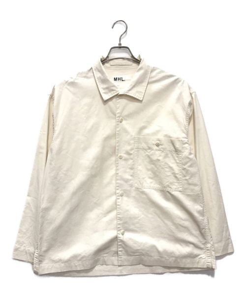 MARGARET HOWELL（マーガレットハウエル）MARGARET HOWELL (マーガレットハウエル) 23ss COTTON LINEN OXFORD シャツ アイボリー サイズ:Mの古着・服飾アイテム