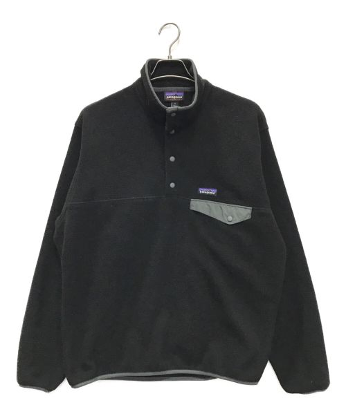 Patagonia（パタゴニア）Patagonia (パタゴニア) Lightweight Synchilla Snap-T Pullover ブラック サイズ:Mの古着・服飾アイテム