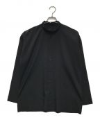 HOMME PLISSE ISSEY MIYAKEオムプリッセ イッセイ ミヤケ）の古着「BOW-TIE PRESS SHIRT」｜ブラック