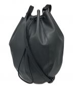 beautiful peopleビューティフルピープル）の古着「basketball drawstring logo emboss bag」｜ブラック