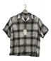 WACKO MARIA（ワコマリア）の古着「OMBRE CHECK OPEN COLLAR SHIRT S/S」｜グレー