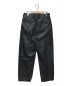 stein (シュタイン) EX WIDE TAPERED TROUSERS(LEATHER) ブラック サイズ:S：19800円