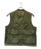 NIGEL CABOURNナイジェルケーボン）の古着「COTTON FLAG VEST」｜カーキ