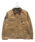 ）の古着「PATCH DETAIL FIELD JACKET」｜ブラウン