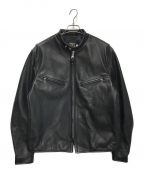 Schottショット）の古着「CAFE RACER NEW NAKED SINGLE RIDERS JACKET」｜ブラック