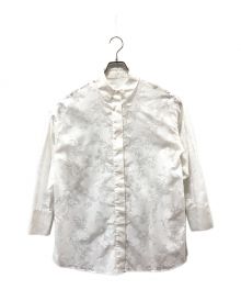 Ameri（アメリ）の古着「SHEER PATTERN SHIRT」｜ホワイト