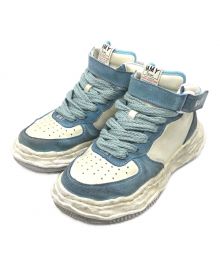 Maison MIHARA YASUHIRO（メゾン ミハラ ヤスヒロ）の古着「"WAYNE" OG Sole DR Leather High-top Sneaker」｜ベージュ