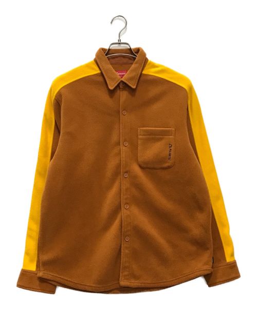 SUPREME（シュプリーム）Supreme (シュプリーム) Supreme Polartec Shirt Rust ブラウン サイズ:Lの古着・服飾アイテム