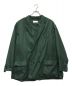 Graphpaper（グラフペーパー）の古着「Garment Dyed Twill Oversized Double Jacket」｜グリーン