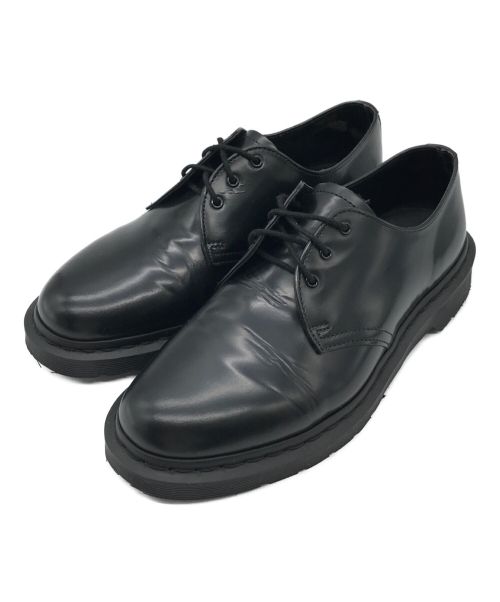 Dr.Martens（ドクターマーチン）Dr.Martens (ドクターマーチン) 3ホールシューズ ブラック サイズ:UK8の古着・服飾アイテム