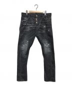 DSQUARED2ディースクエアード）の古着「Sexy Twist Jean」｜ブラック