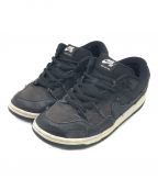 NIKE×WASTED YOUTHナイキ×ウエステッド ユース）の古着「DUNK LOW PRO QS 4」｜ブラック