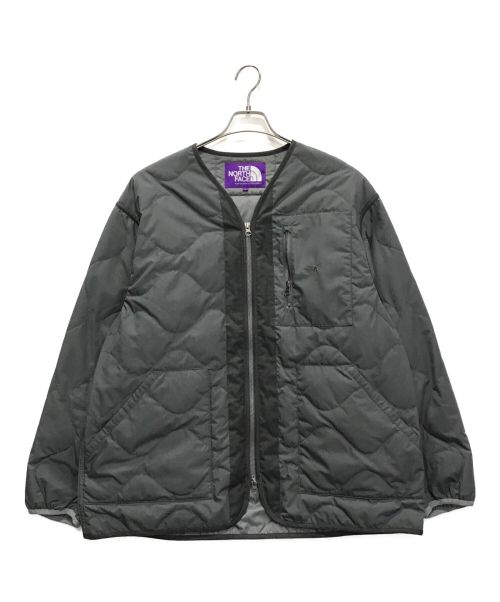 THE NORTHFACE PURPLELABEL（ザ・ノースフェイス パープルレーベル）THE NORTHFACE PURPLELABEL (ザ・ノースフェイス パープルレーベル) 65/35 Field Down Cardigan グレー サイズ:Lの古着・服飾アイテム