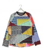 SUPREMEシュプリーム）の古着「PATCHWORK JACQUARD L/S TOP」｜マルチカラー