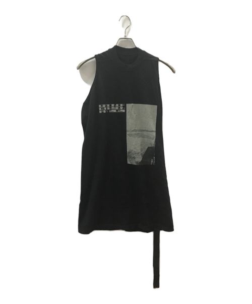 RICK OWENS DRKSHDW（リックオウエンス ダークシャドウ）RICK OWENS DRKSHDW (リックオウエンス ダークシャドウ) SLEEVELESS TOP ブラック サイズ:XSの古着・服飾アイテム