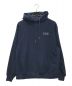 BUDSPOOL（バッズプール）の古着「AGH LOGO HEAVY WEIGHT HOODED SWEAT SHIRT」｜ネイビー