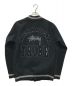 stussy (ステューシー) Champion REVERSE WEAVE (チャンピオンリバースウィーブ) TRIBEレタード RW I.S.T. Varsity Jacket ブラック サイズ:M：12800円