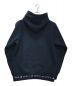 Supreme (シュプリーム) Logo Rib Hooded Sweatshirt ネイビー サイズ:M：12000円