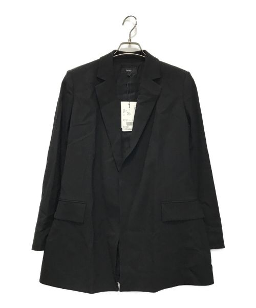 theory（セオリー）theory (セオリー) W SP Saxony Belt Blazer theory ブラック サイズ:2 未使用品の古着・服飾アイテム