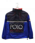 POLO RALPH LAURENポロ・ラルフローレン）の古着「HI-TECH COLOUR BLOCK PULLOVER JACKET」｜ネイビー