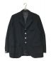 s'yte（サイト）の古着「WOOL BEAVER PEAKED LAPEL 4-BUTTON JACKET」｜ブラック