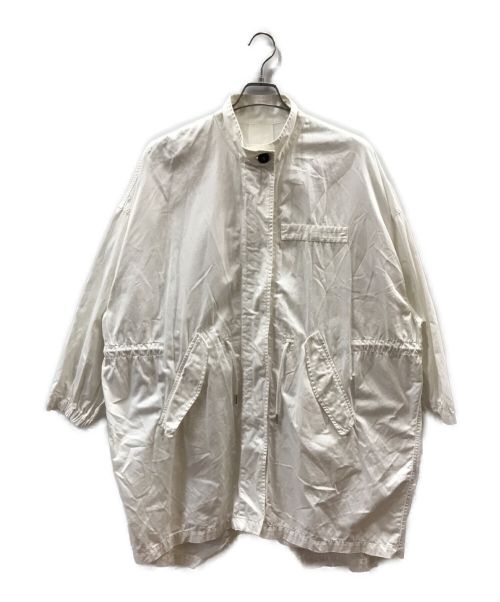 MM6 Maison Margiela（エムエムシックス メゾンマルジェラ）MM6 Maison Margiela (エムエムシックス メゾンマルジェラ) モッズコート ホワイト サイズ:44の古着・服飾アイテム