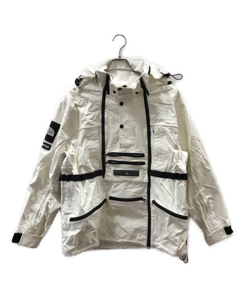 THE NORTH FACE（ザ ノース フェイス）THE NORTH FACE (ザ ノース フェイス) STEEP TECH RAIN SHELL JACKET ホワイト サイズ:Lの古着・服飾アイテム