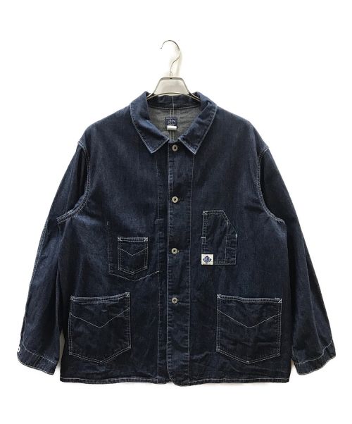 POST O'ALLS（ポストオーバーオールズ）POST O'ALLS (ポストオーバーオールズ) Engineers' Jacket ネイビー サイズ:XLの古着・服飾アイテム