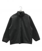 BLURHMSブラームス）の古着「Pe/Silk Fleece ZIP Jacket」｜ブラック