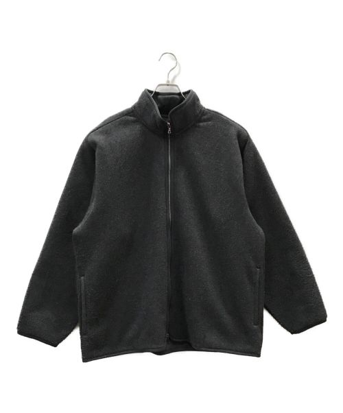 BLURHMS（ブラームス）blurhms (ブラームス) Pe/Silk Fleece ZIP Jacket ブラック サイズ:2の古着・服飾アイテム