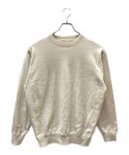 Yonetomiヨネトミ）の古着「RIGID CASHMERE KNIT SWEATER」｜アイボリー