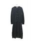 ROBE DE CHAMBRE COMME DES GARCONS（ローブドシャンブル コムデギャルソン）の古着「ドッキングニットカーデワンピース」｜ブラック