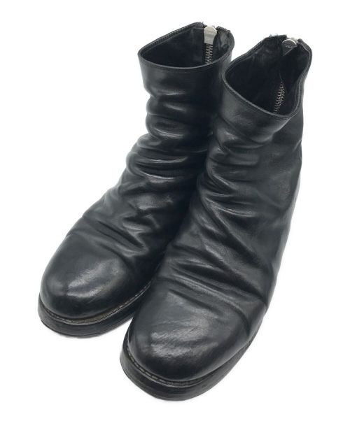 GUIDI（グイディ）GUIDI (グイディ) バックジップブーツ ブラック サイズ:40の古着・服飾アイテム