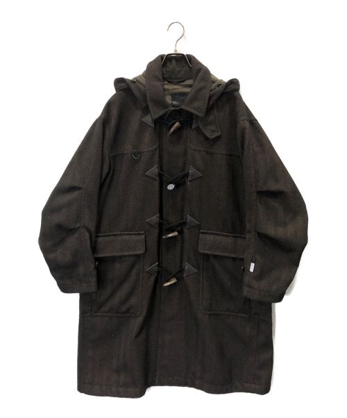 DAIWA PIER39（ダイワ ピア39）DAIWA PIER39 (ダイワ ピア39) GORE-TEX INFINIUM TECH TWEED DUFFLE COAT ブラウン サイズ:Mの古着・服飾アイテム