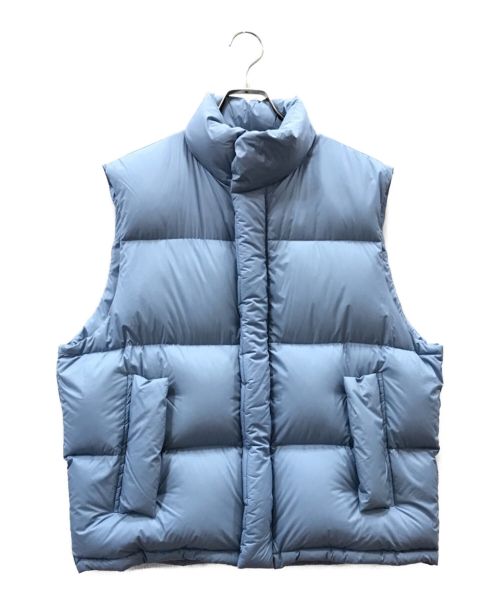 AURALEE（オーラリー）AURALEE (オーラリー) 23AW SUPER LIGHT NYLON RIPSTOP DOWN VEST ブルー サイズ:4の古着・服飾アイテム