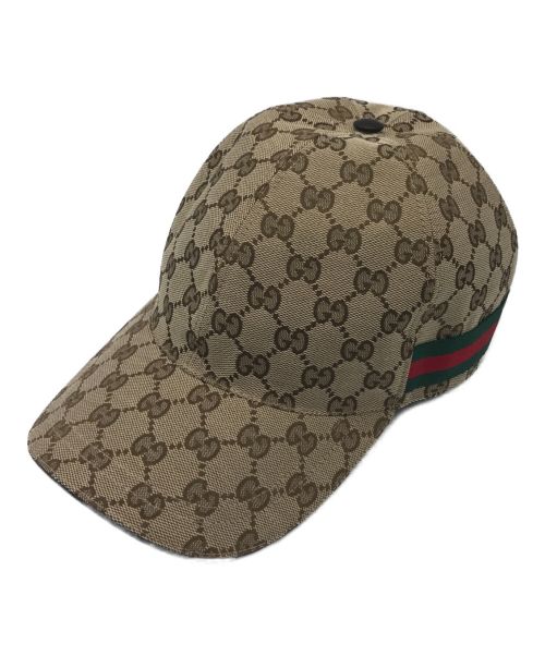 GUCCI（グッチ）GUCCI (グッチ) GGベースボールキャップ ブラウン サイズ:下記参照の古着・服飾アイテム