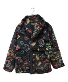 KITH（キス）の古着「Kith Paisley Fur Short Becker Coat」｜ブラック