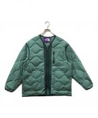 THE NORTHFACE PURPLELABELザ・ノースフェイス パープルレーベル）の古着「フィールドダウンカーディガン」｜グリーン