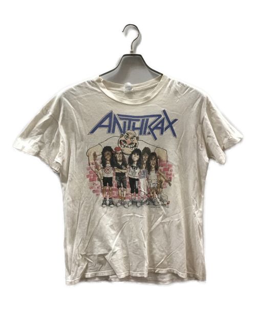 ANTHRAX（アンスラックス）ANTHRAX (アンスラックス) Tシャツ ホワイト サイズ:Lの古着・服飾アイテム