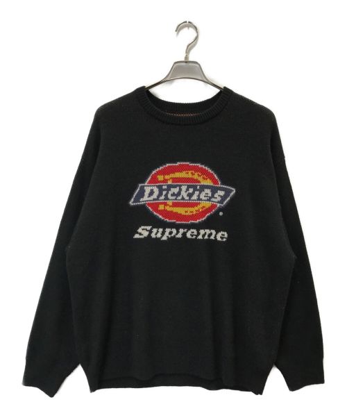 Dickies（ディッキーズ）Dickies (ディッキーズ) Supreme (シュプリーム) Supreme Dickies Sweater ブラック サイズ:Lの古着・服飾アイテム