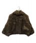 LEINWANDE (ラインヴァンド) Vegan Fur Jacket ブラウン サイズ:F 未使用品：32800円