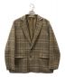 AURALEE（オーラリー）の古着「WOOL SERGE CHECK JACKET」｜ブラウン