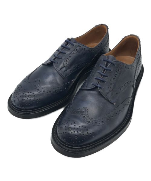 Tricker's（トリッカーズ）Tricker's (トリッカーズ) ウィングチップシューズ ネイビー サイズ:6 1/2の古着・服飾アイテム