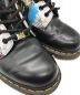 中古・古着 Dr.Martens (ドクターマーチン) Jean-Michel Basquiat (ジャン ミシェル バスキア) BASQUIAT II BLACK 8ホールブーツ ブラック サイズ:UK7：17800円