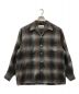 WACKO MARIA（ワコマリア）の古着「OMBRE CHECK OPEN COLLAR SHIRT」｜ブラウン