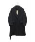 blurhms（ブラームス）の古着「Wool and Cashmere Melton Shawl Coat」｜ネイビー